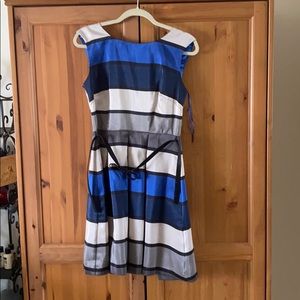 Never worn Danny and Nicole striped swing dress